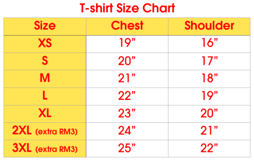 New Size Chart
